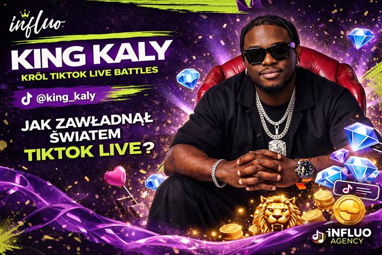Podróż po świecie TikTok Live. Sylwetki top twórców: King Kaly, król TikTok Live